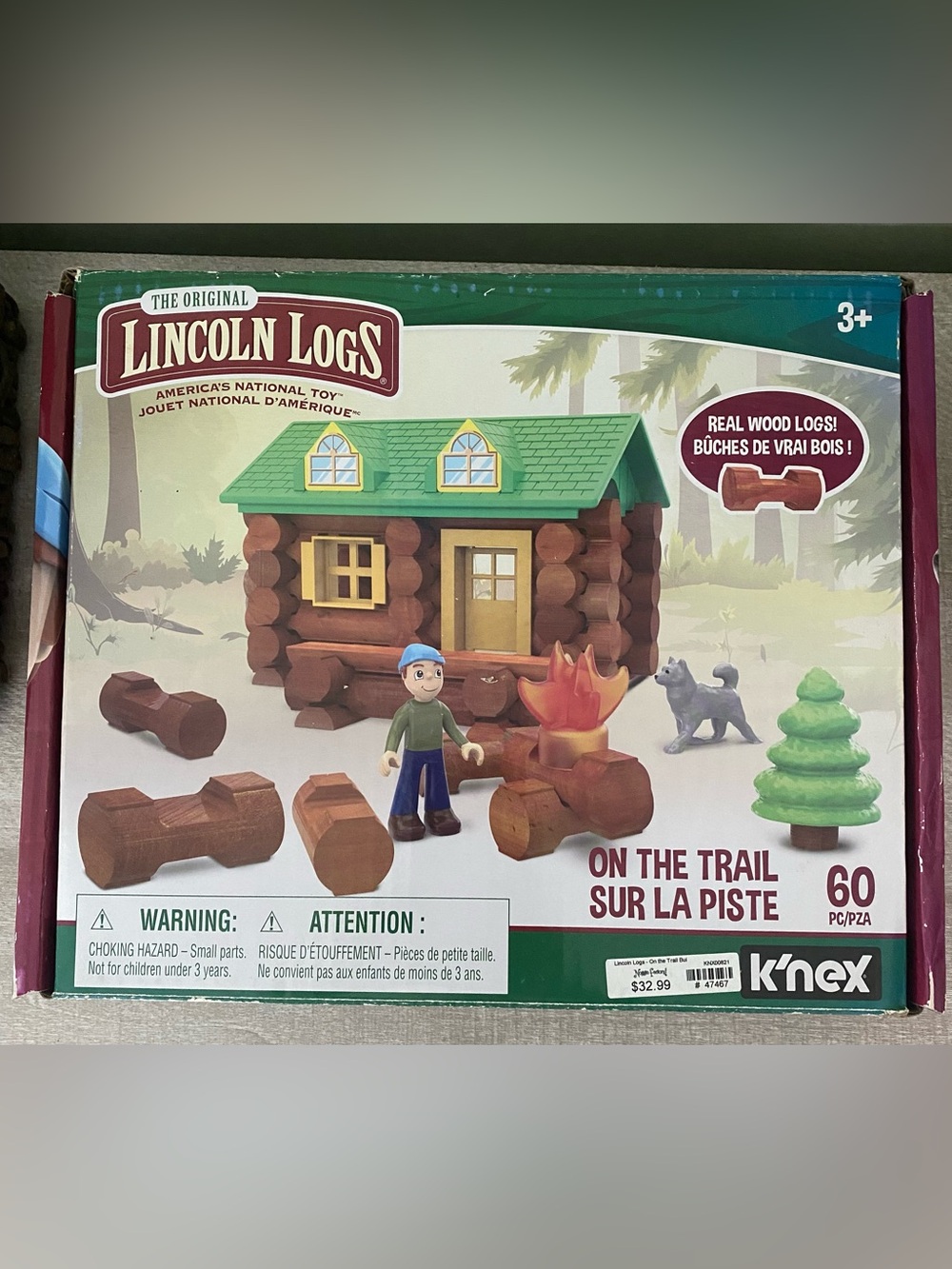 Lincoln Logs On The Trail set